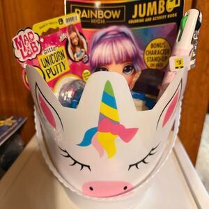 Unicorn Girls Easter Basket Lot